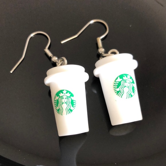 Starbucks Coffee Lovers Fashion Earrings - Picture 5 of 9